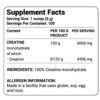 100% Creatine Monohydrate Powder 500g - Tesla Nutrition – Image 2
